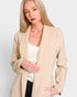 Sand Open Front Blazer