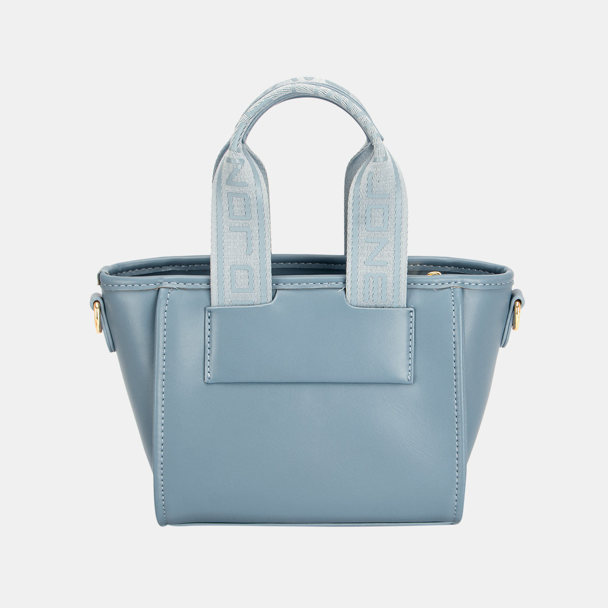 Zara Vegan Leather Embossed Handle Handbag