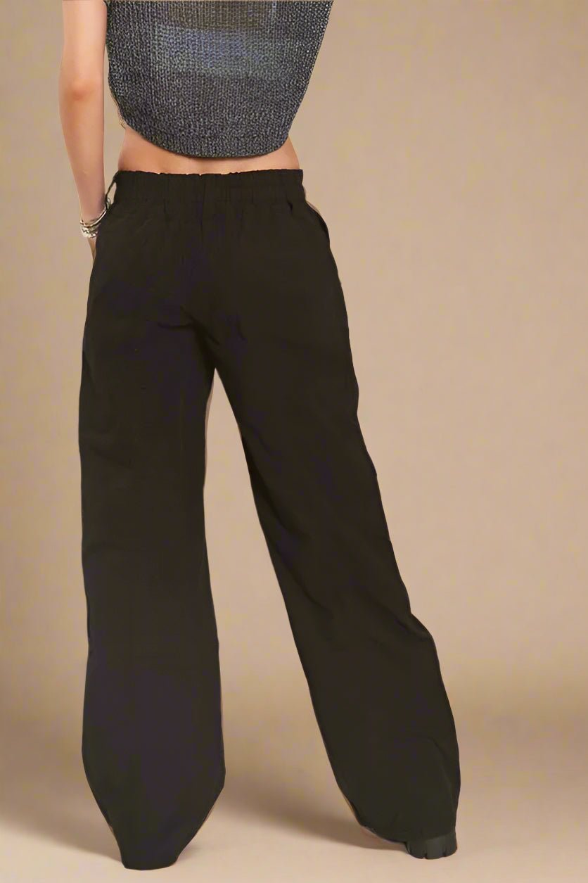 ADORA - Black Wide Leg Cargo Pants