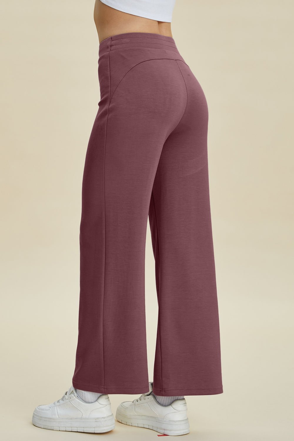 Basic Bae - Drawstring Wide Leg Pants