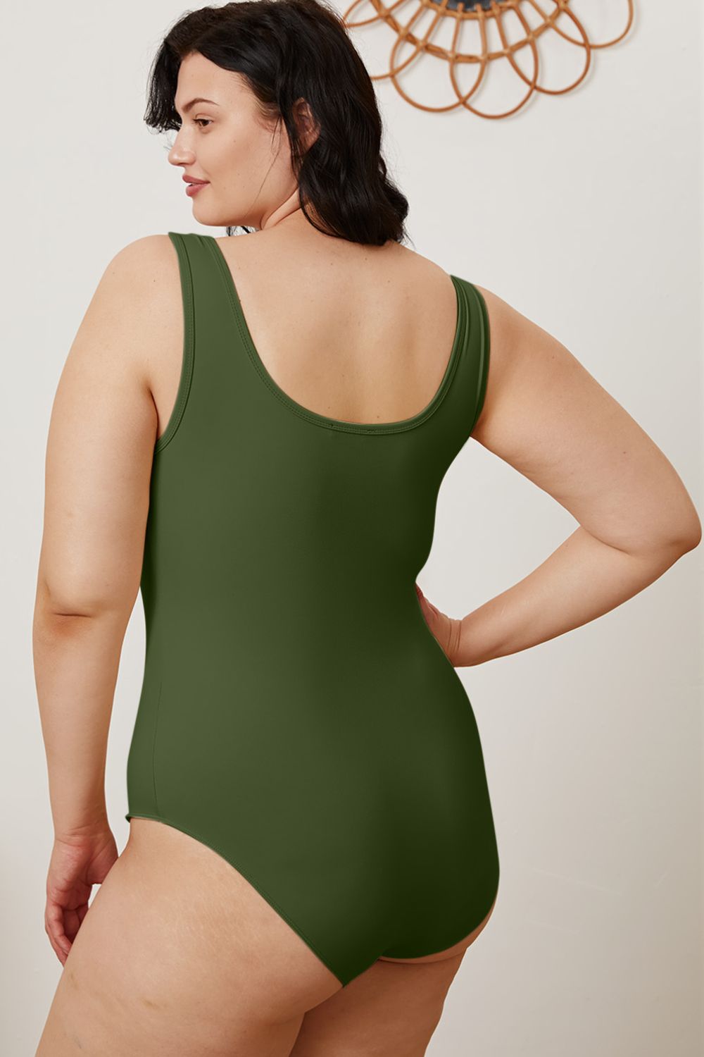 Basic Bae - Square Neck Sleeveless Bodysuit