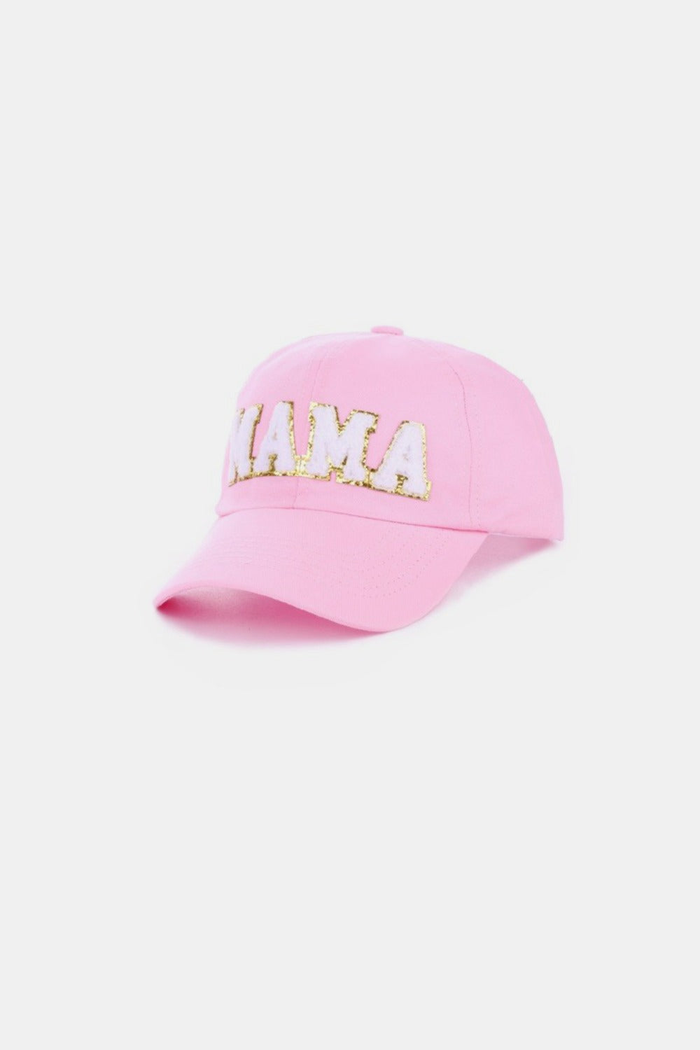 MAMA Sequined Chenille Patch Baseball Cap