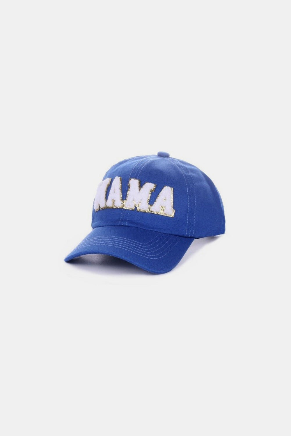 MAMA Sequined Chenille Patch Baseball Cap