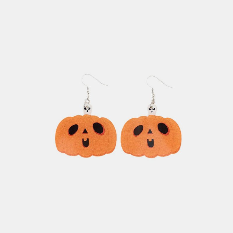 Beach Rose Co. - Acrylic Jack - O - Lantern Dangle Earrings