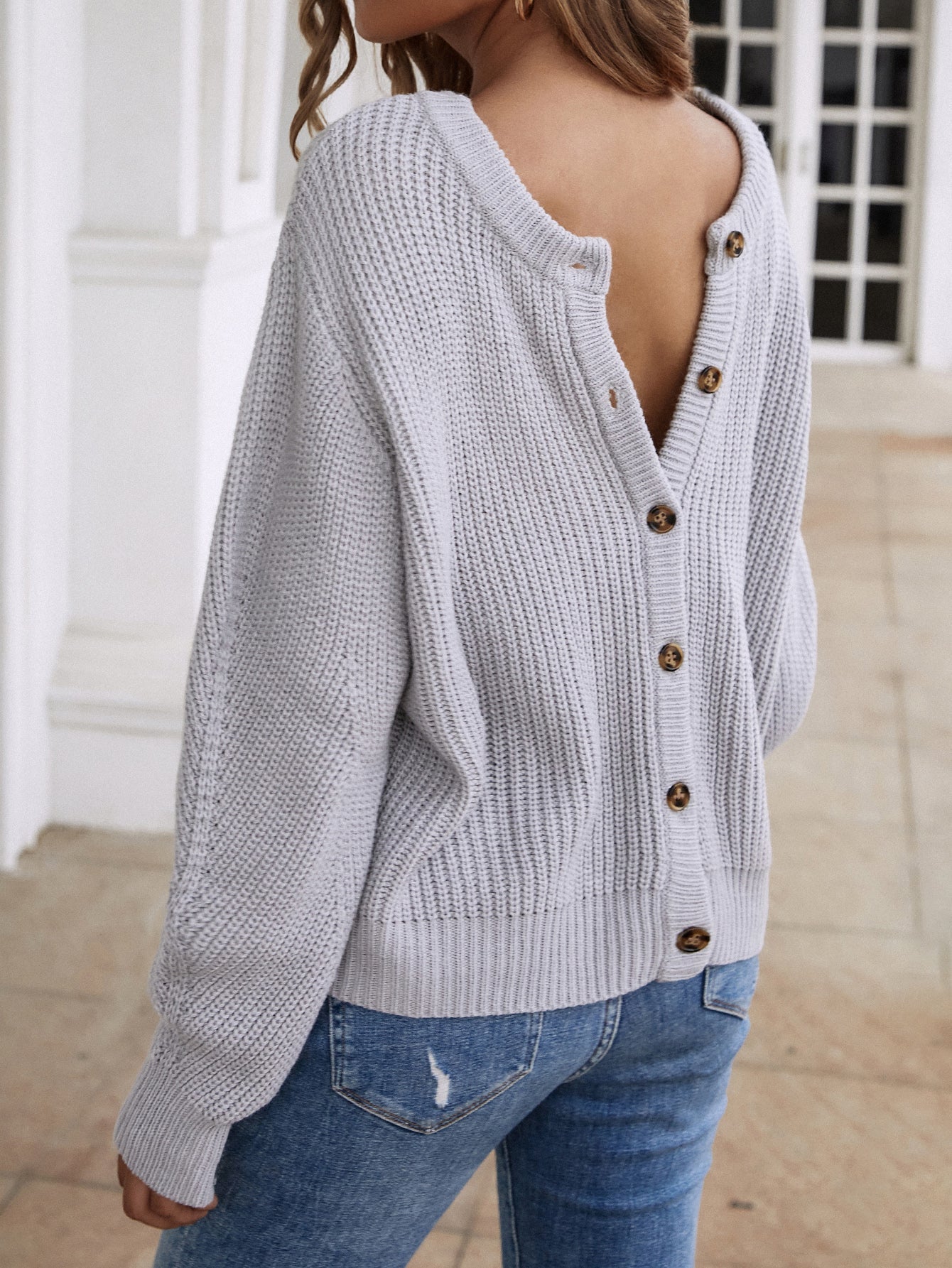 Beach Rose Co. - Button Down Reversible Cardigan