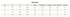 Beach Rose Co. Celia hooded drawstring pant set size chart table showing measurements for sizes S to XL