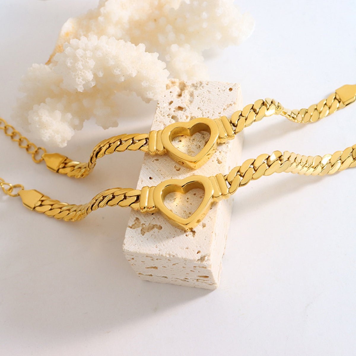 Beach Rose Co. - Cutout Heart Bracelet