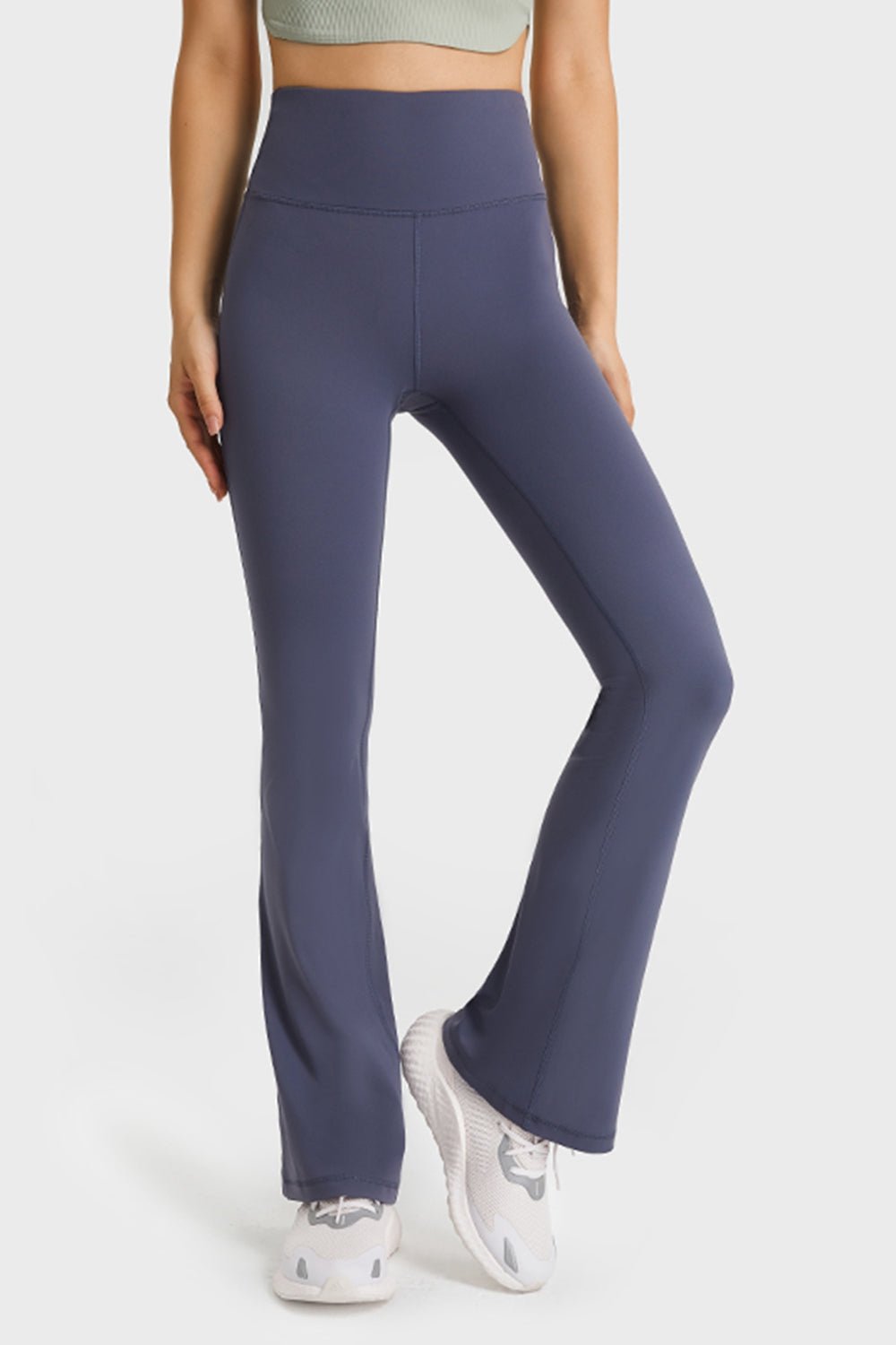 Beach Rose Co. - Elastic Waist Flare Yoga Pants