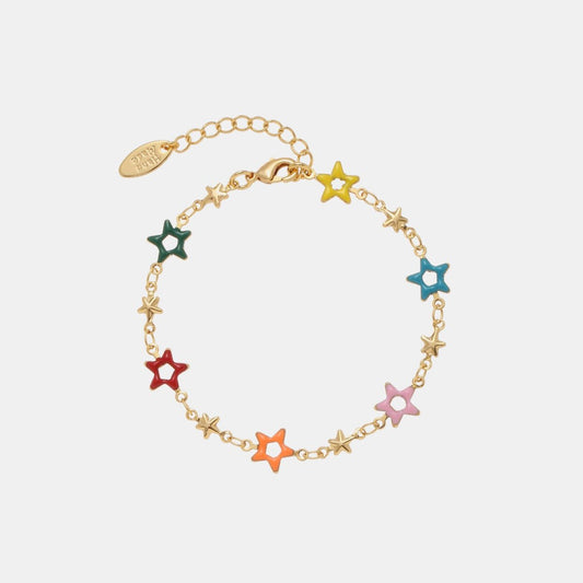 Beach Rose Co. - Enamel Stars Charm Bracelet