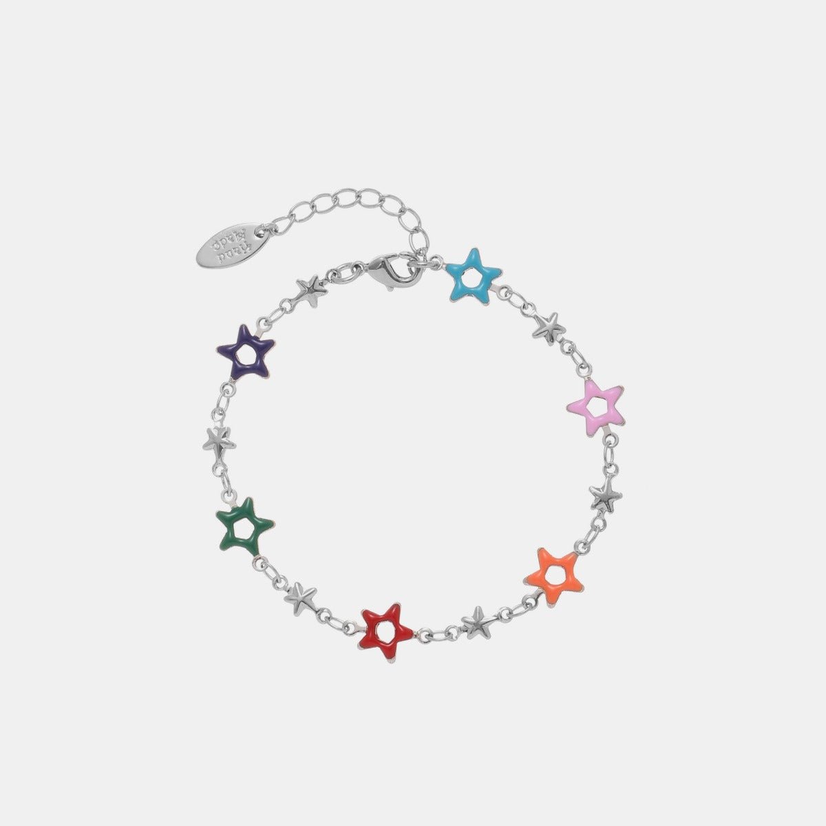 Beach Rose Co. - Enamel Stars Charm Bracelet