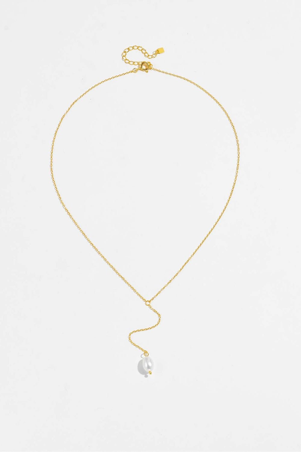 Beach Rose Co. - Freshwater Pearl Lariat Necklace