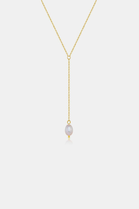 Beach Rose Co. - Freshwater Pearl Lariat Necklace