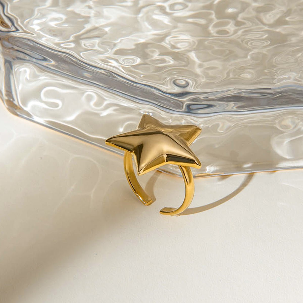 Beach Rose Co. - Gold Adjustable Star Ring