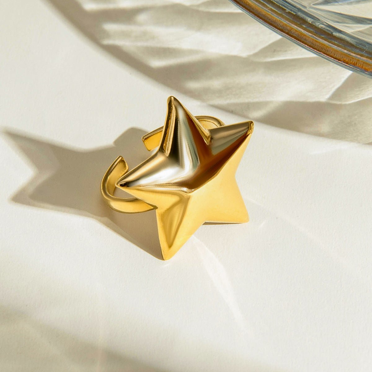 Beach Rose Co. - Gold Adjustable Star Ring