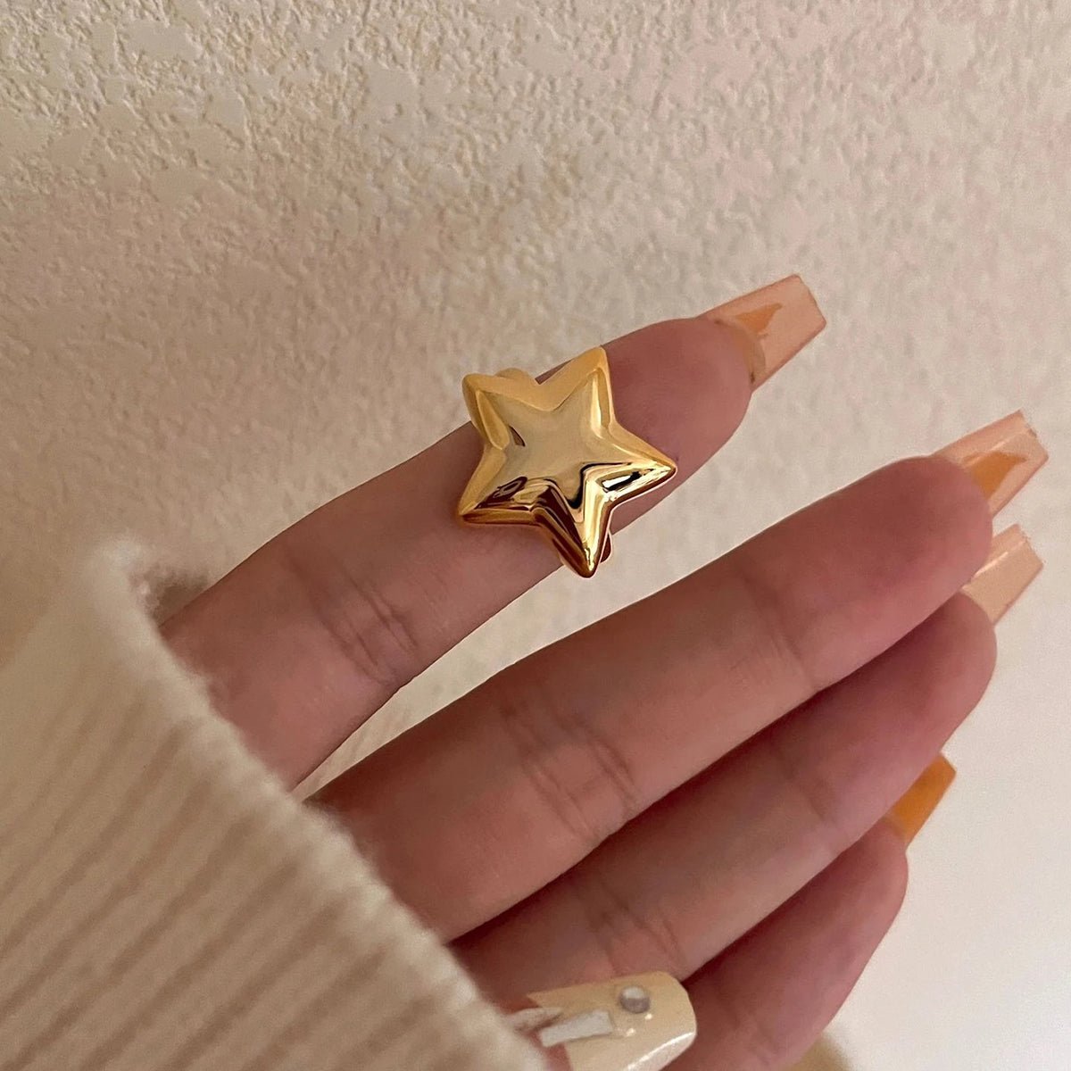 Beach Rose Co. - Gold Adjustable Star Ring