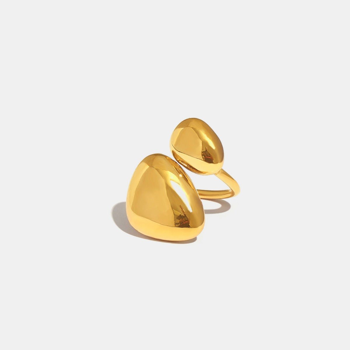 Beach Rose Co. - Gold Bypass Statement Ring