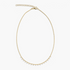 Beach Rose Co. gold filled choker necklace featuring delicate cubic zirconia fringe drops on a fine chain.