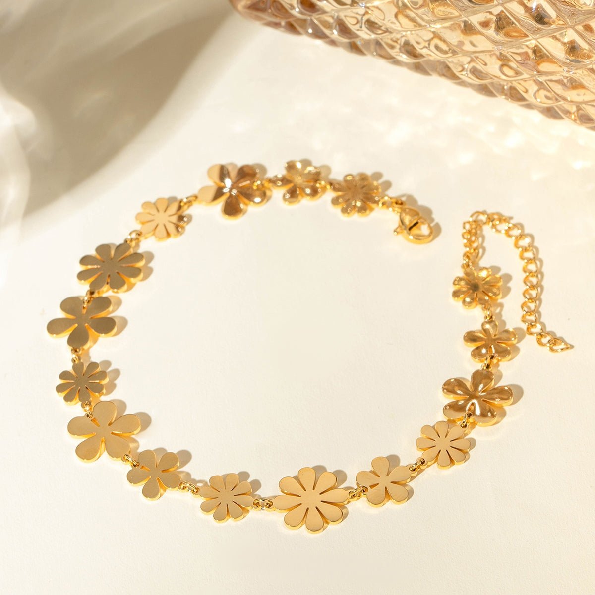 Beach Rose Co. - Gold Flower Bracelet