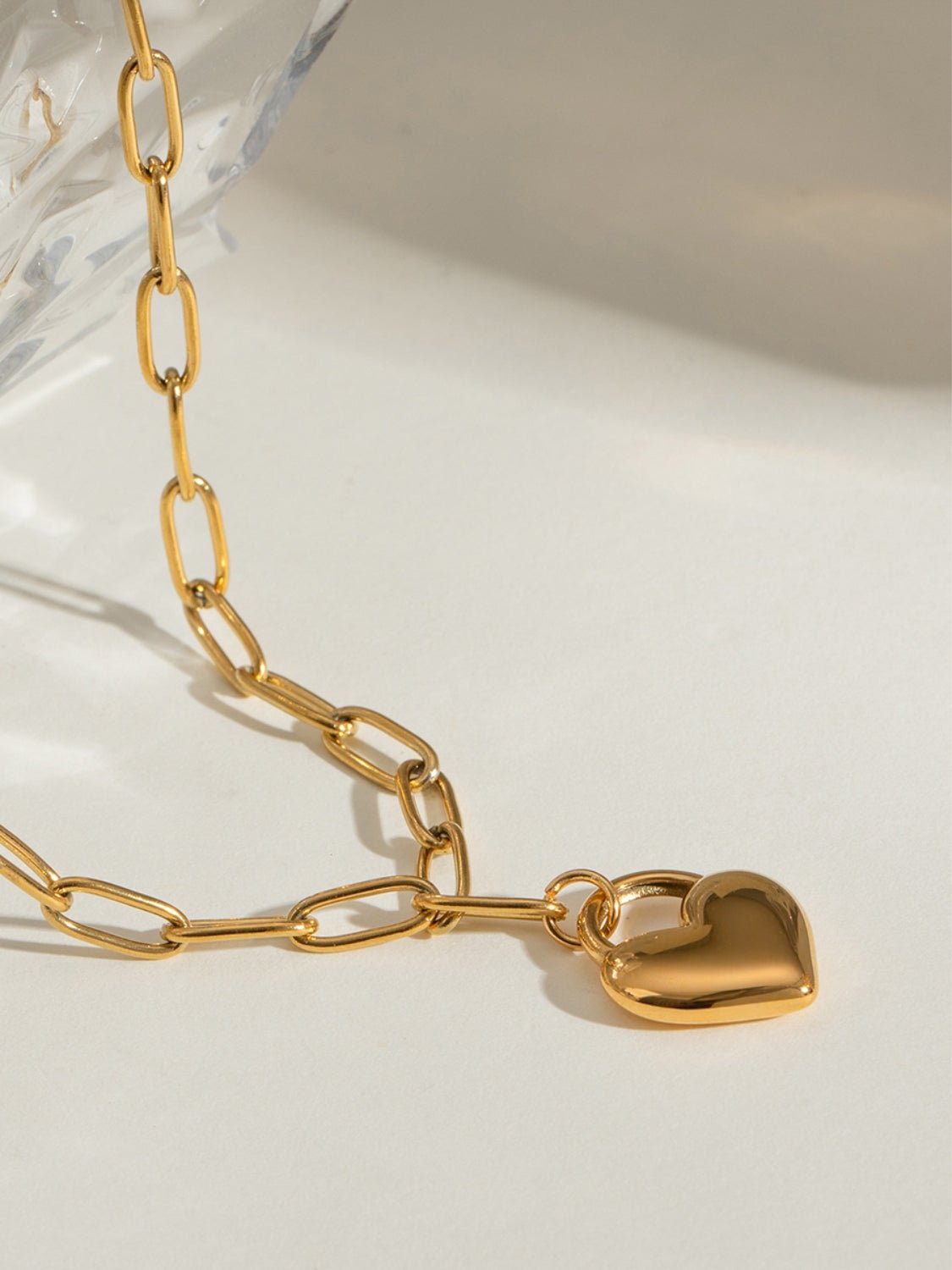 Beach Rose Co. - Gold Heart Pendant Necklace