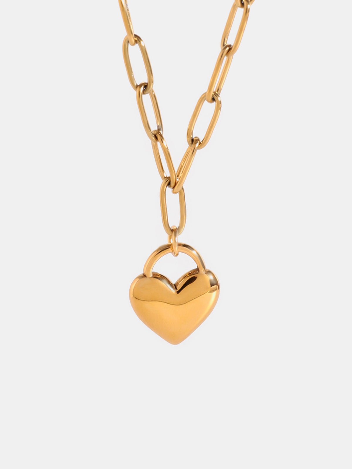 Beach Rose Co. - Gold Heart Pendant Necklace