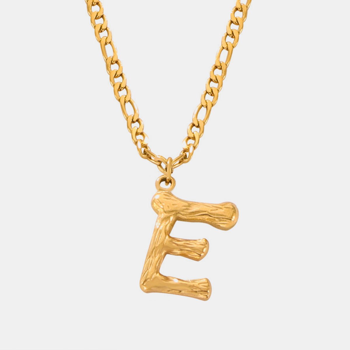 Beach Rose Co. - Gold Initial Pendant Necklace A - L