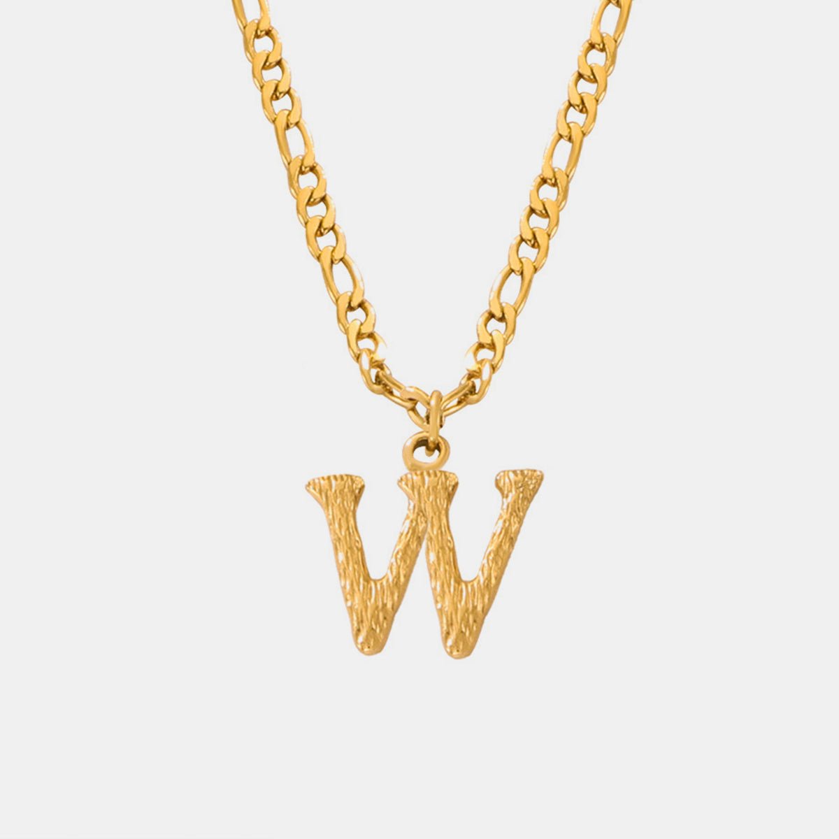 Beach Rose Co. - Gold Initial Pendant Necklace M - Z