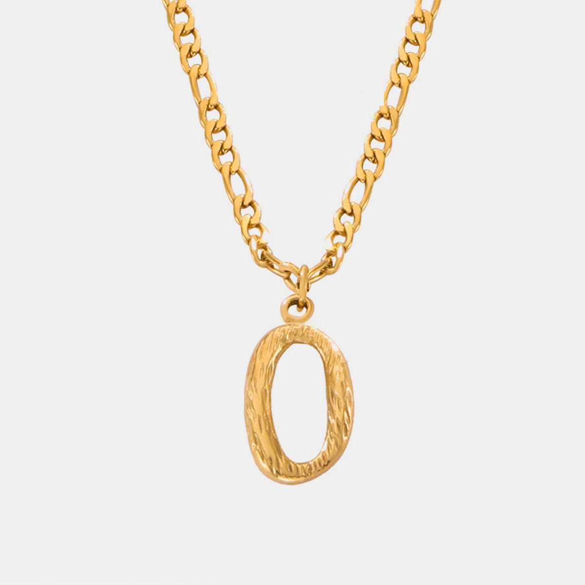 Beach Rose Co. - Gold Initial Pendant Necklace M - Z