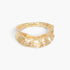 Beach Rose Co. gold metal cuff bracelet with a textured vintage-inspired design and adjustable hinge closure.