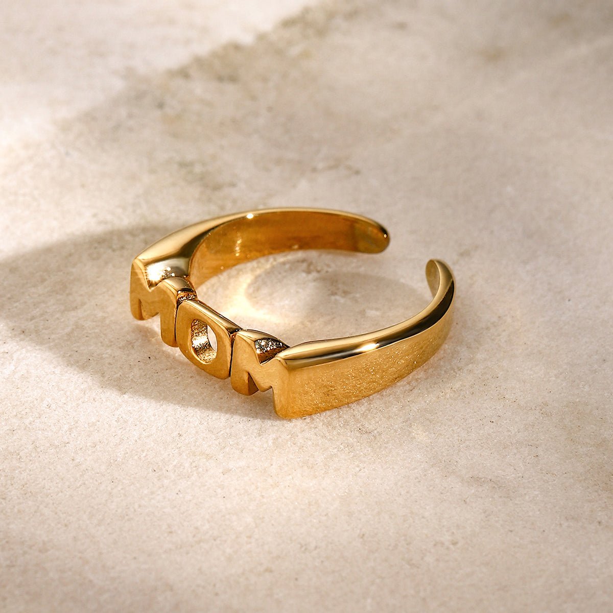 Beach Rose Co. - Gold MOM Adjustable Ring