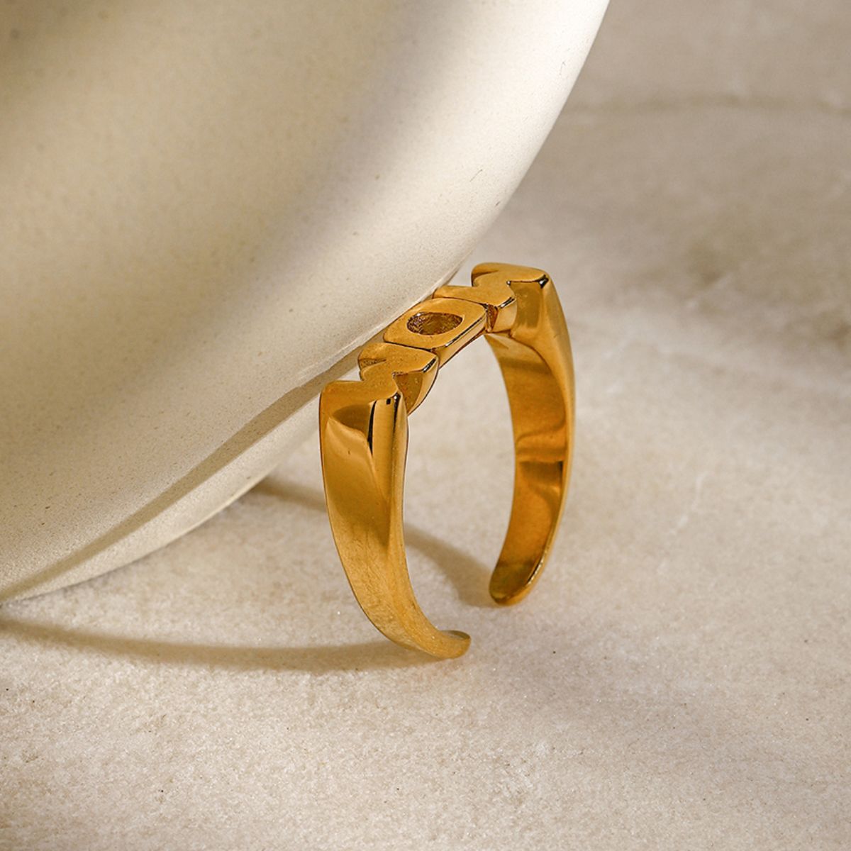 Beach Rose Co. - Gold MOM Adjustable Ring