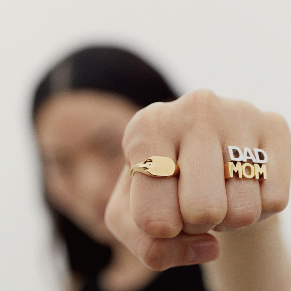 Beach Rose Co. - Gold MOM Adjustable Ring