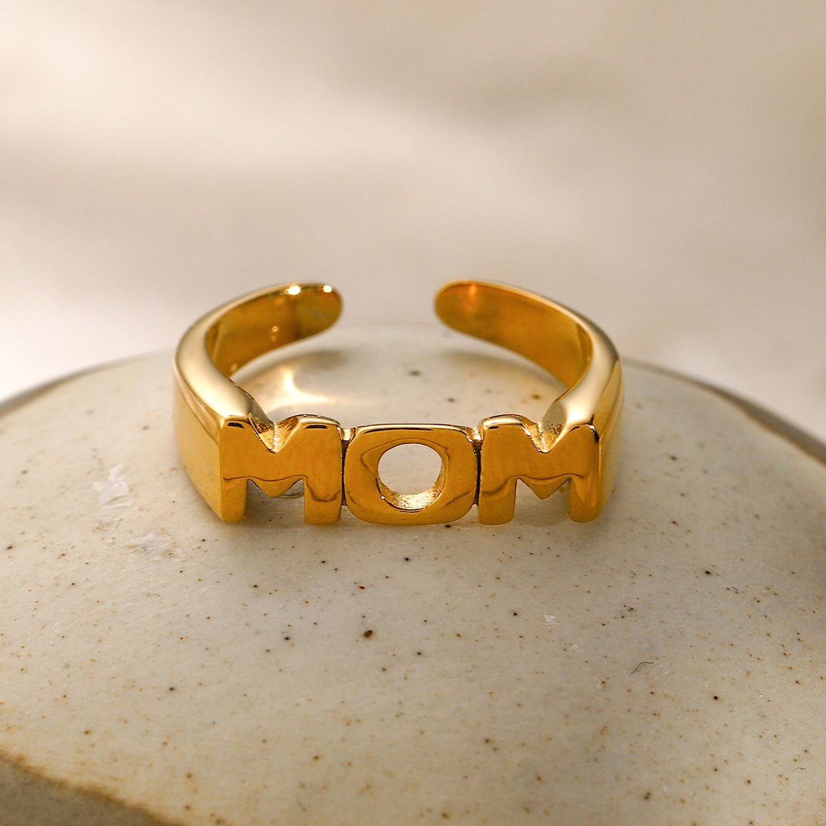 Beach Rose Co. - Gold MOM Adjustable Ring