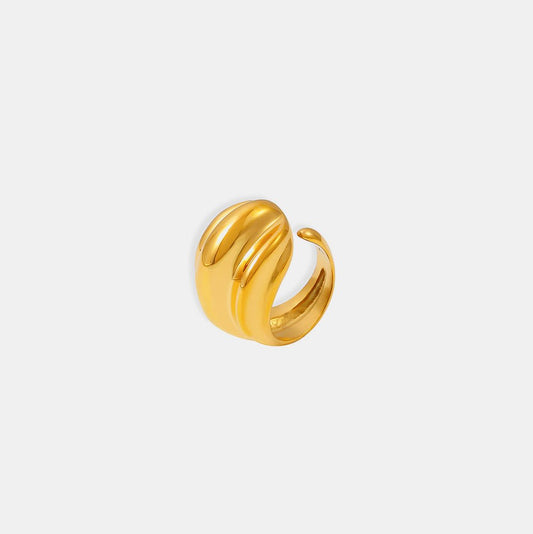 Beach Rose Co. - Gold Swirl Open Ring