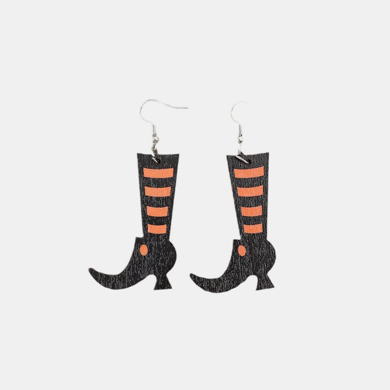 Beach Rose Co. - Halloween Witches Boots Dangle Earrings