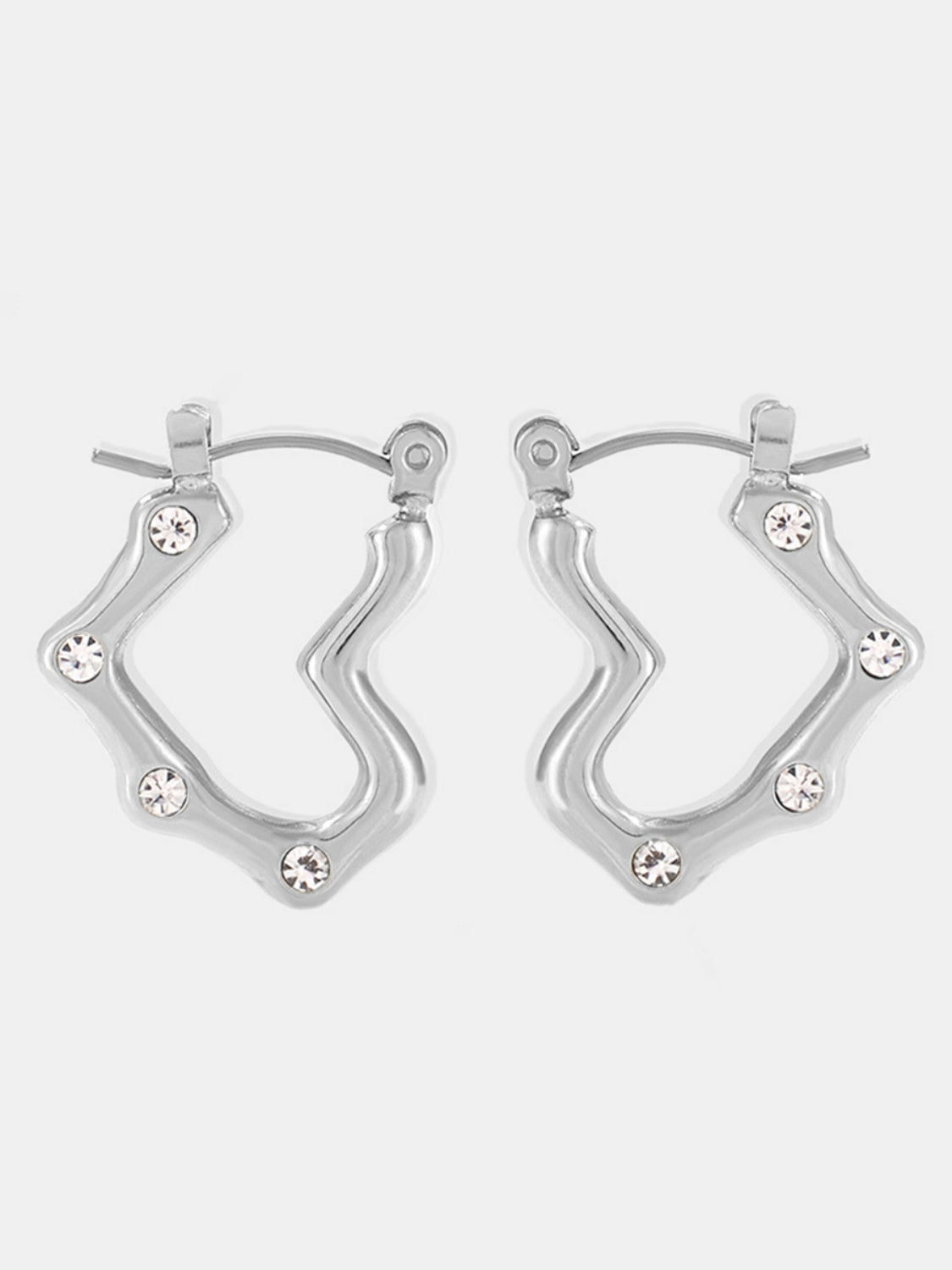 Beach Rose Co. - Heart Hoop Earrings