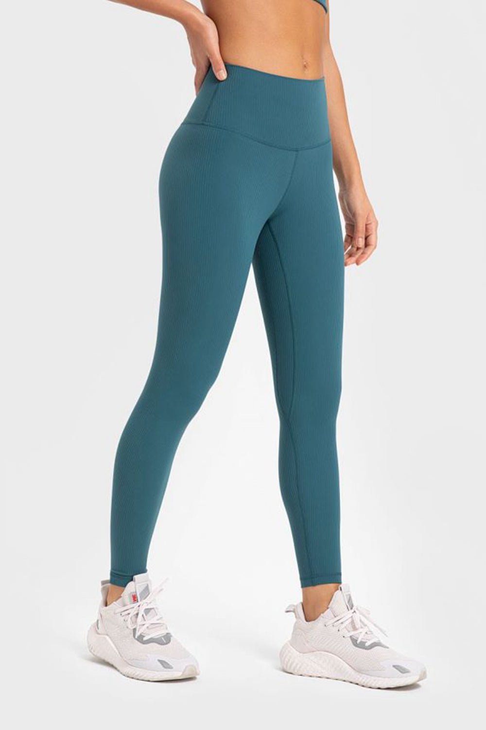 Beach Rose Co. - Highly Stretchy Wide Waistband Yoga Leggings