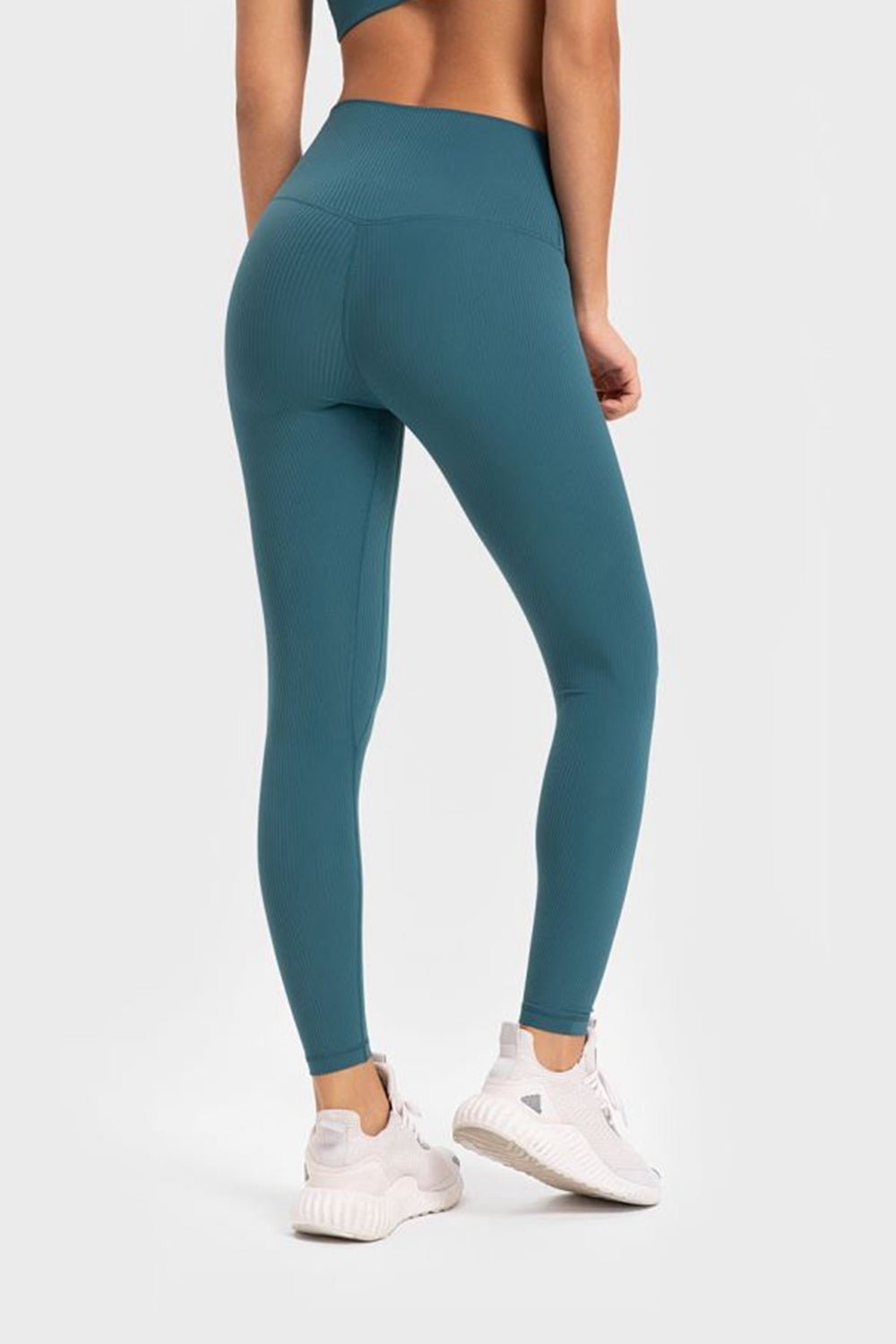 Beach Rose Co. - Highly Stretchy Wide Waistband Yoga Leggings