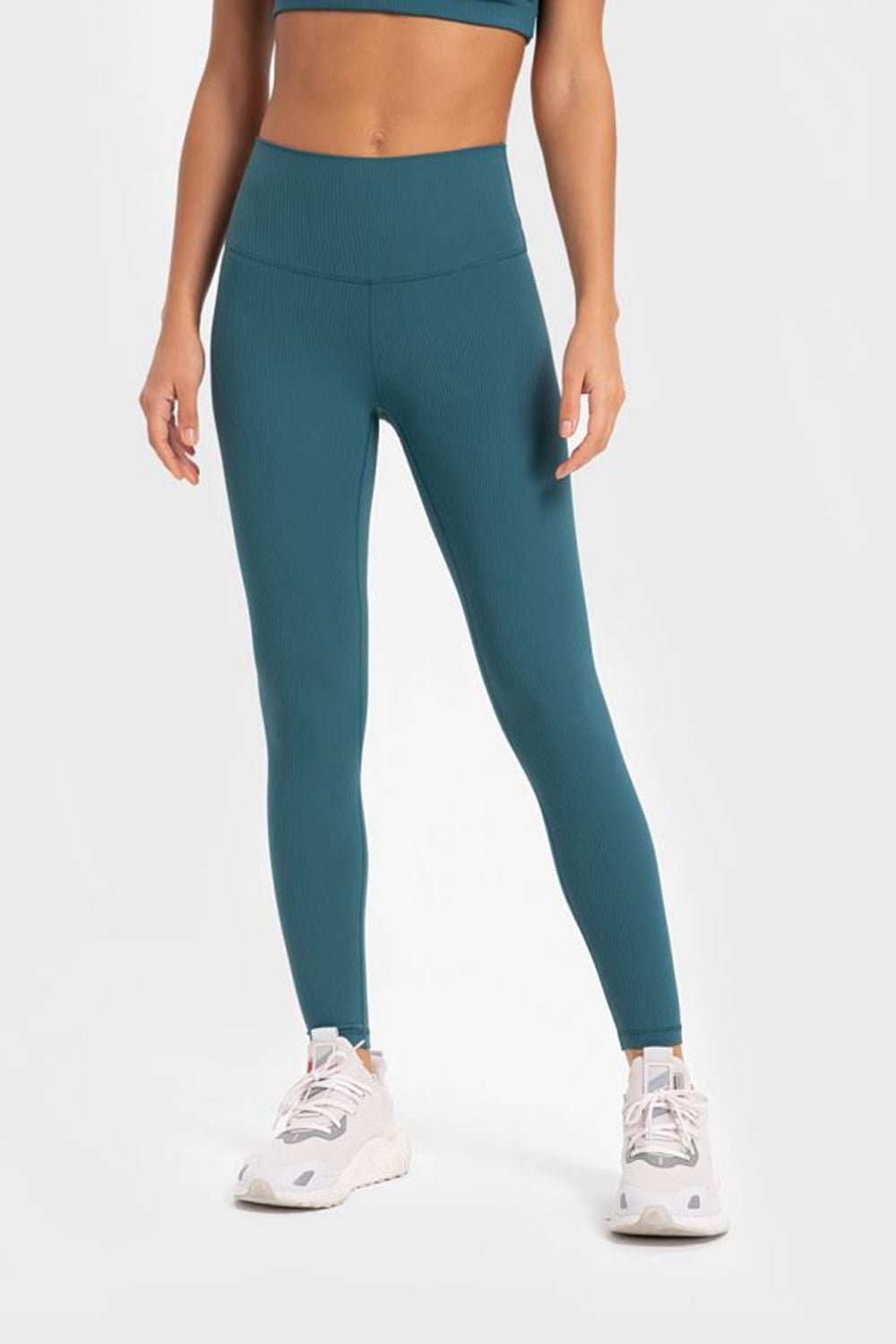 Beach Rose Co. - Highly Stretchy Wide Waistband Yoga Leggings