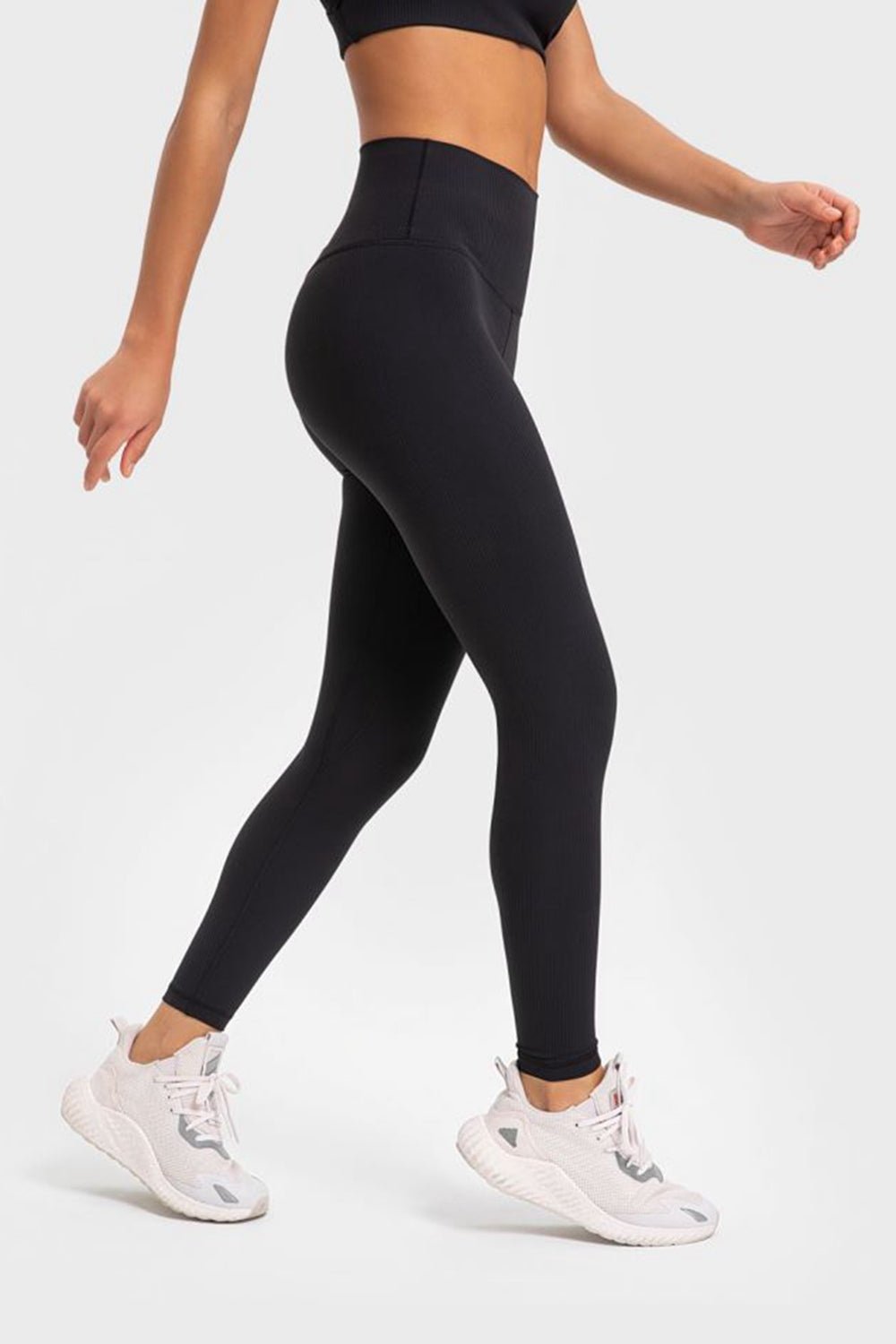 Beach Rose Co. - Highly Stretchy Wide Waistband Yoga Leggings