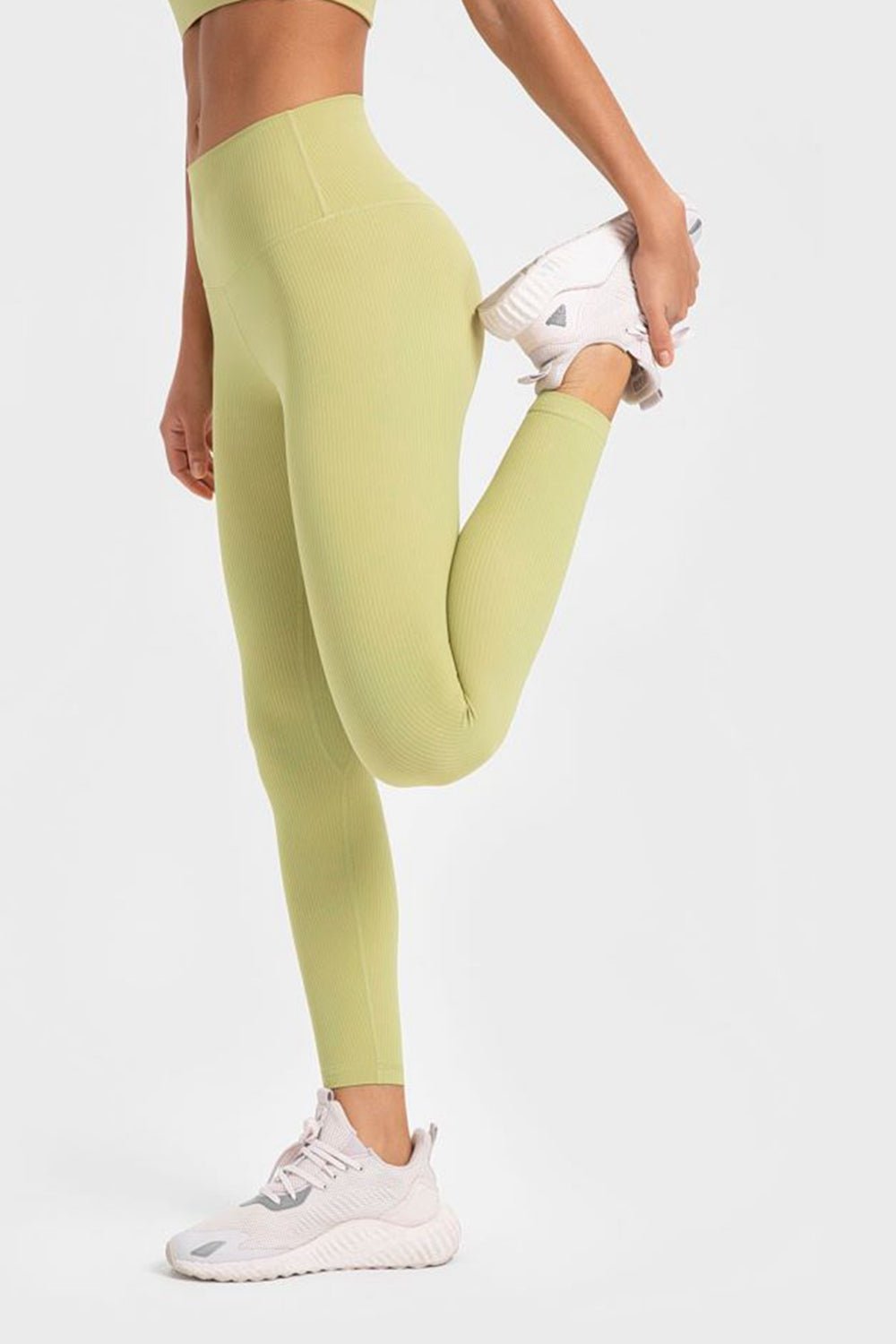 Beach Rose Co. - Highly Stretchy Wide Waistband Yoga Leggings