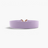 Beach Rose Co. lavender elastic waist belt with a geometric alloy buckle, perfect for defining a dress or blazer.