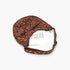 Beach Rose Co. leopard print faux suede crossbody bag with double front pockets and adjustable strap