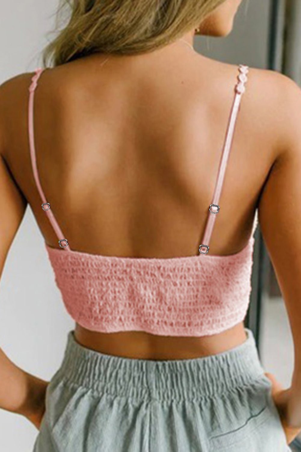 Beach Rose Co. - Lined V - Neck Lace Bralette