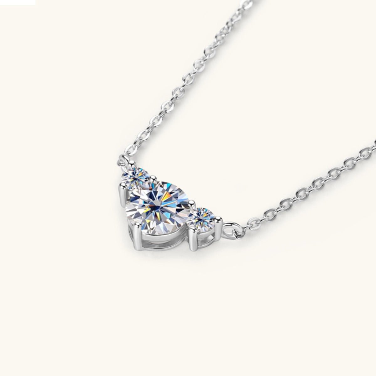 Beach Rose Co. - Moissanite Pendant Necklace