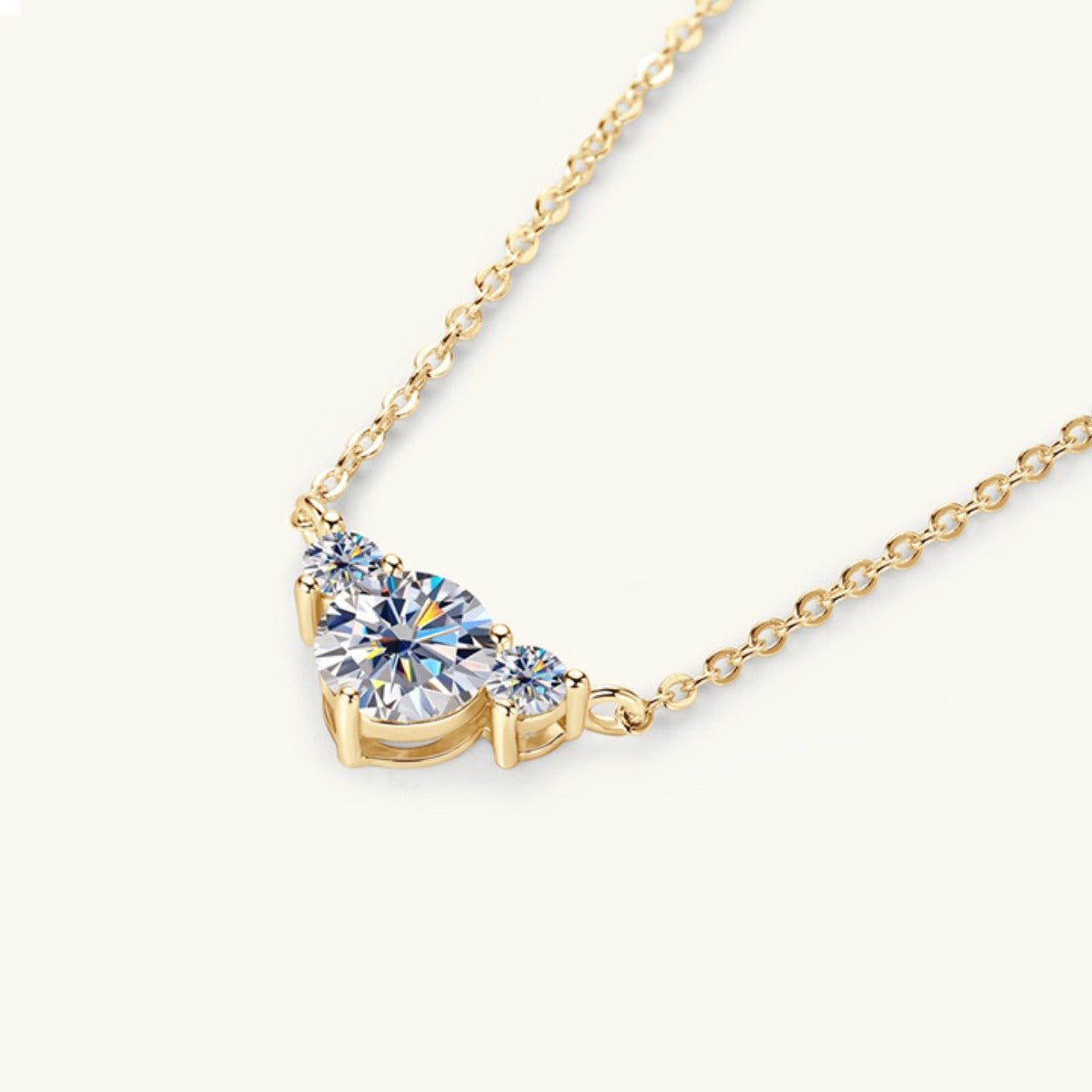 Beach Rose Co. - Moissanite Pendant Necklace