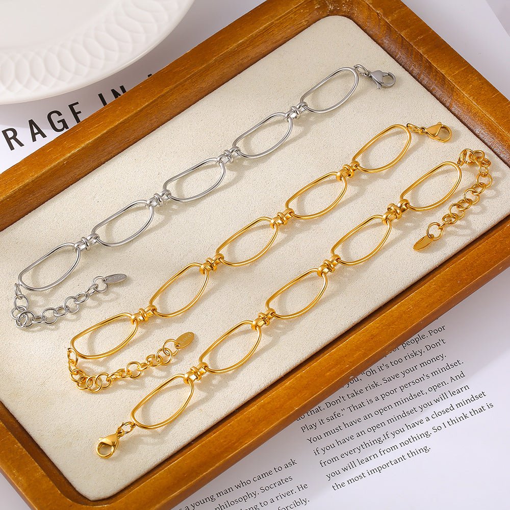 Beach Rose Co. - Oval Link Chain Bracelet