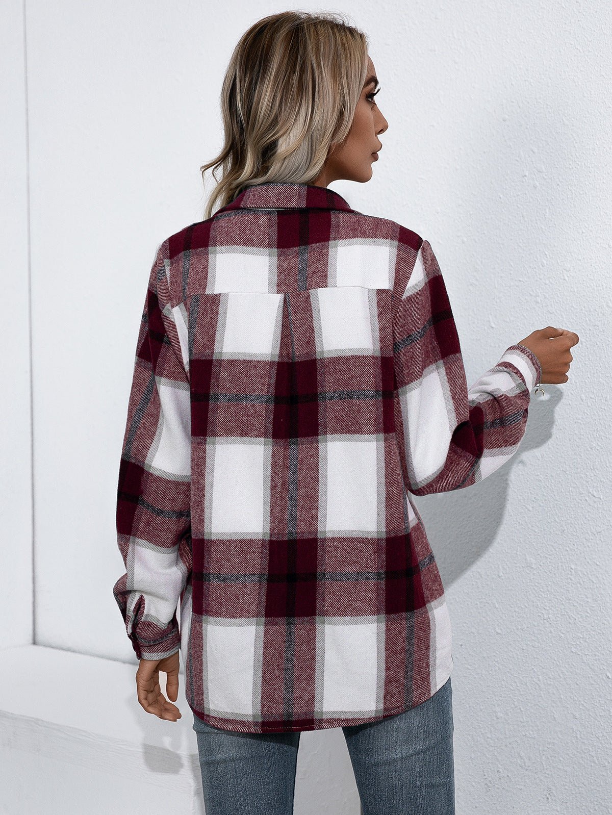 Beach Rose Co. - Plaid Button Up Flannel Shirt