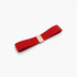 Beach Rose Co. wide red elastic waist belt with a sleek rectangular gold-tone alloy clasp for a cinched silhouette.