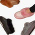 Beach Rose Co. WILD DIVA platform booties featuring faux fur, rhinestone embellishments, and rubber soles in four colors