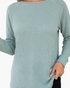Beach Rose Co. sage green long sleeve top with textured fabric, raglan sleeves, and a comfortable relaxed fit.